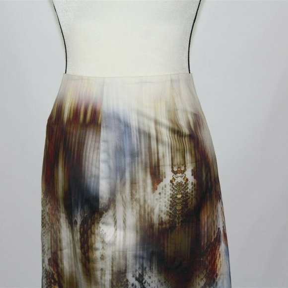 Yansi Fugel Women's Skirt 8 Multi-Color Snake - Picture 2 of 6